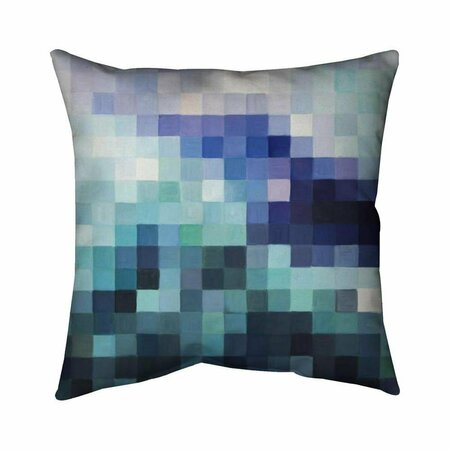 BEGIN HOME DECOR 20 x 20 in. Pixelized Landscape-Double Sided Print Indoor Pillow 5541-2020-MI103